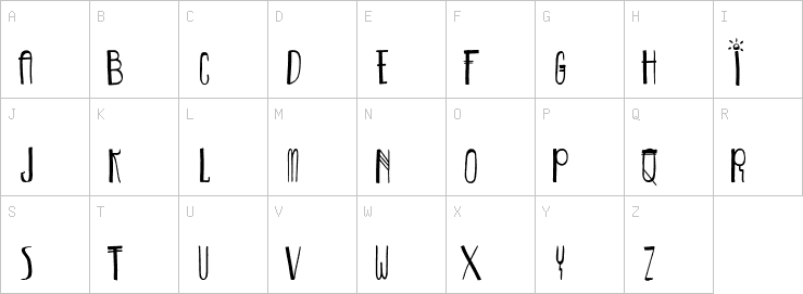Uppercase characters