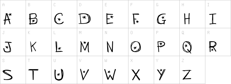 Uppercase characters