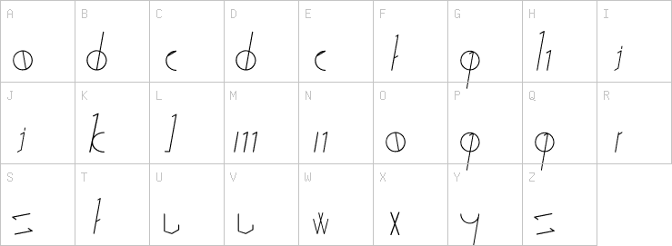 Uppercase characters