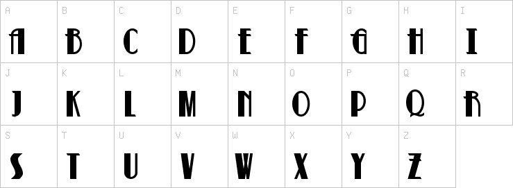 Uppercase characters