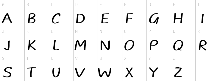 Uppercase characters