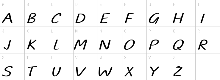 Uppercase characters