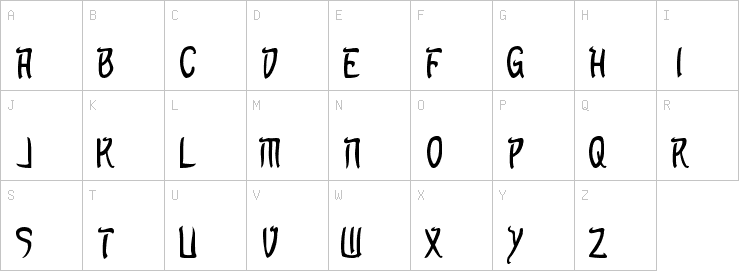 Uppercase characters