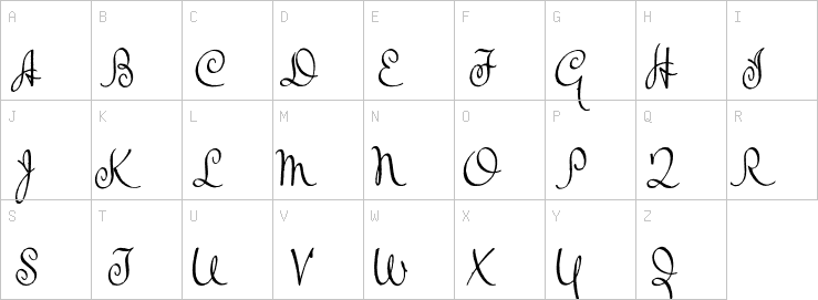 Uppercase characters