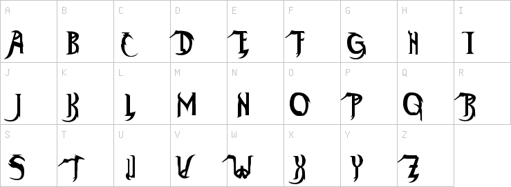 Uppercase characters