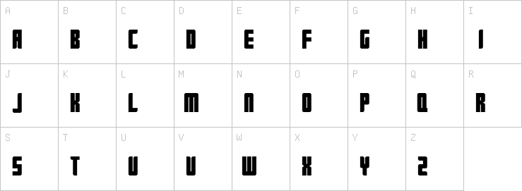 Uppercase characters