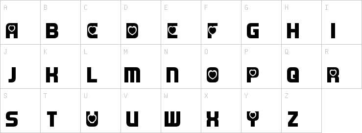 Uppercase characters