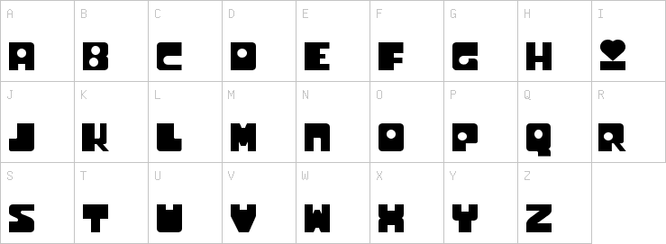 Uppercase characters