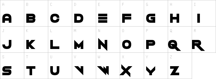 Uppercase characters