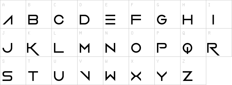 Uppercase characters
