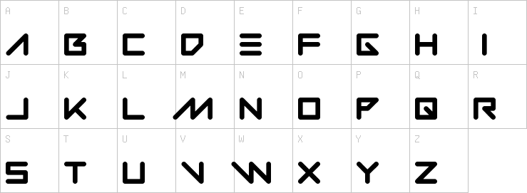 Uppercase characters