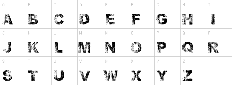 Uppercase characters