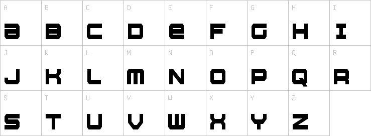 Uppercase characters