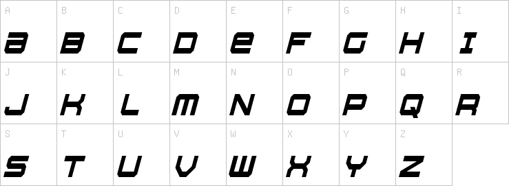 Uppercase characters
