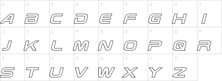 Uppercase characters