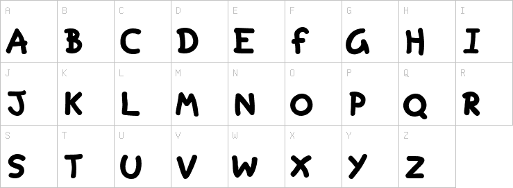 Uppercase characters