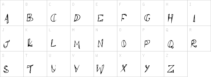 Uppercase characters