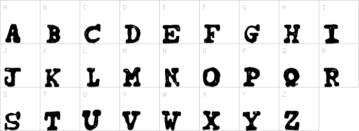 Uppercase characters