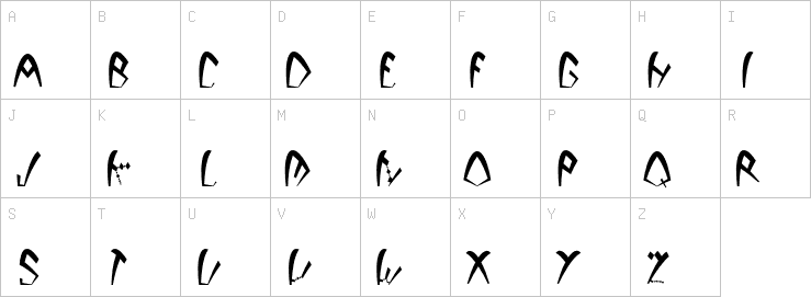 Uppercase characters