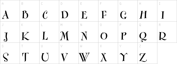 Uppercase characters
