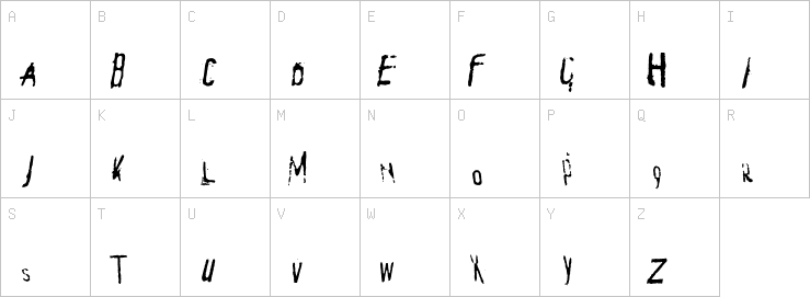 Uppercase characters