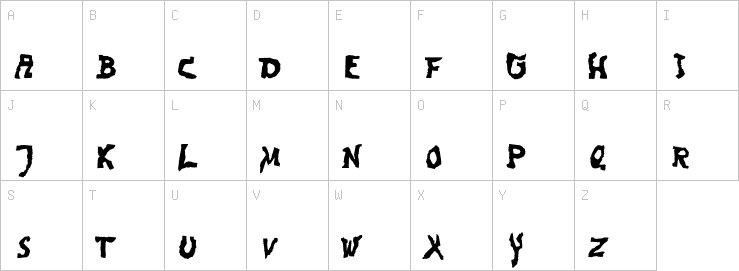 Uppercase characters