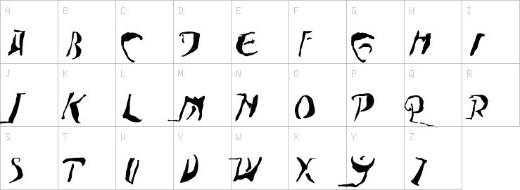 Uppercase characters