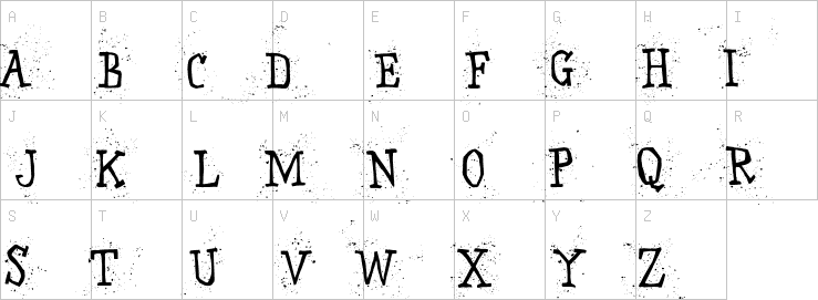 Uppercase characters