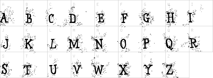 Uppercase characters
