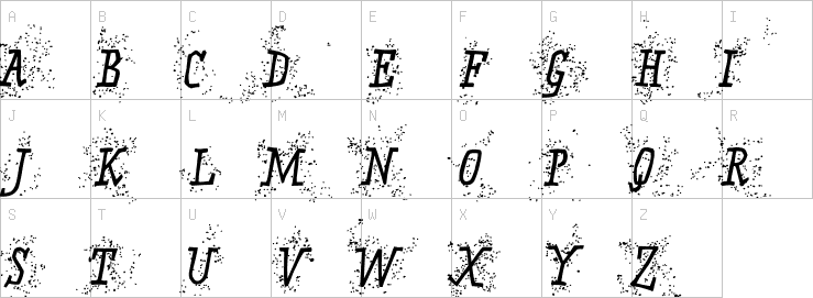 Uppercase characters