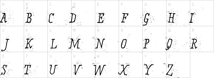 Uppercase characters