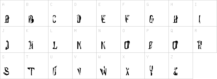 Uppercase characters