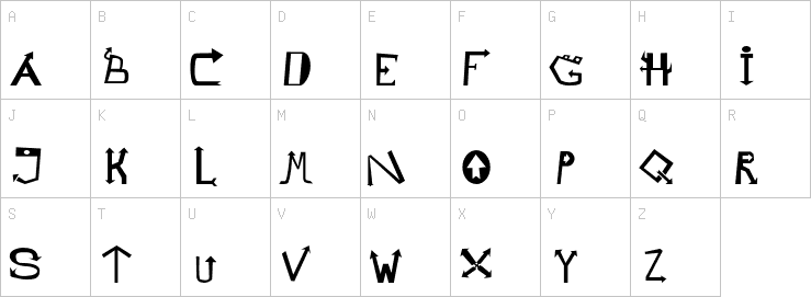 Uppercase characters