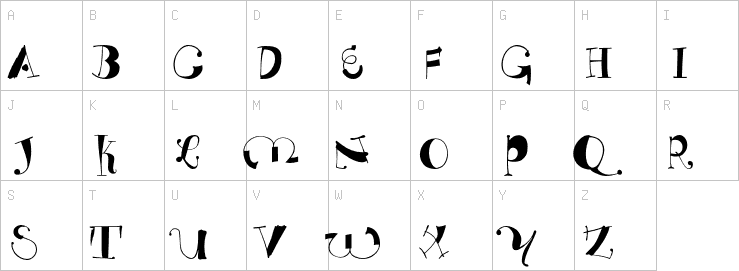 Uppercase characters