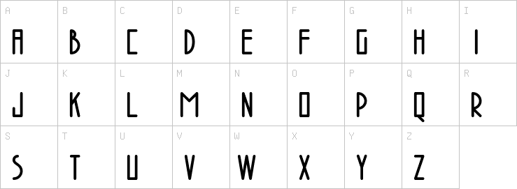 Uppercase characters