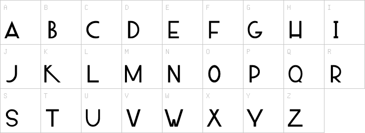 Uppercase characters