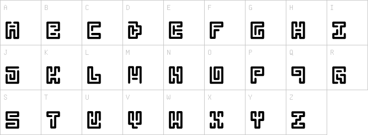 Uppercase characters