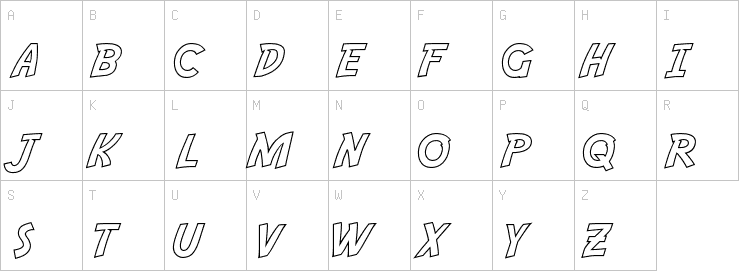 Uppercase characters