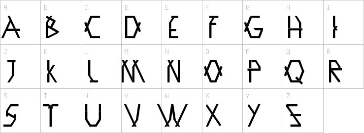 Uppercase characters