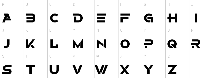 Uppercase characters