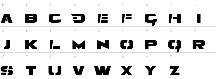 Uppercase characters