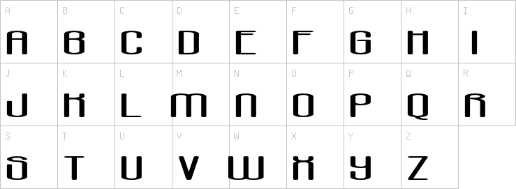 Uppercase characters
