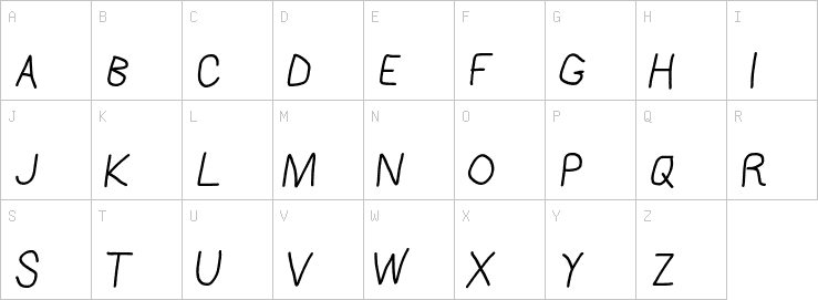 Uppercase characters