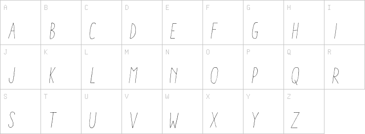 Uppercase characters