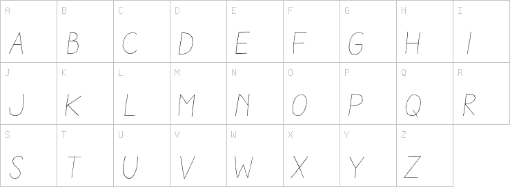 Uppercase characters