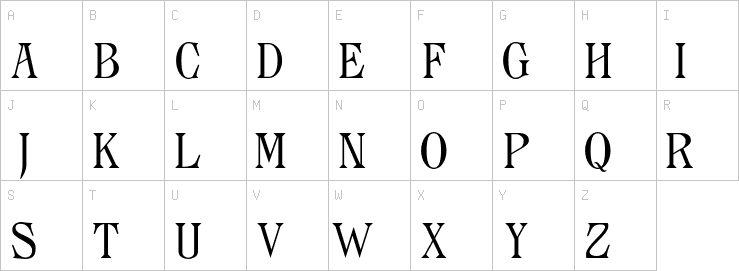 Uppercase characters