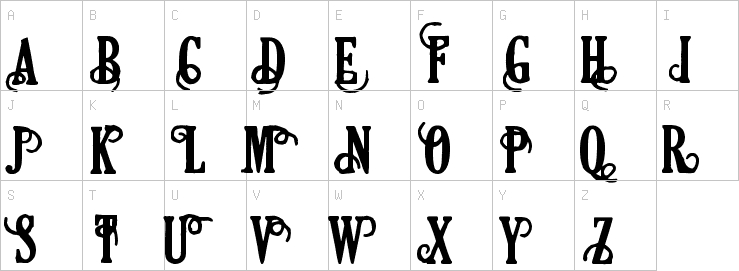 Uppercase characters