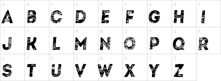 Uppercase characters