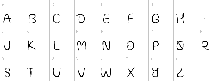 Uppercase characters