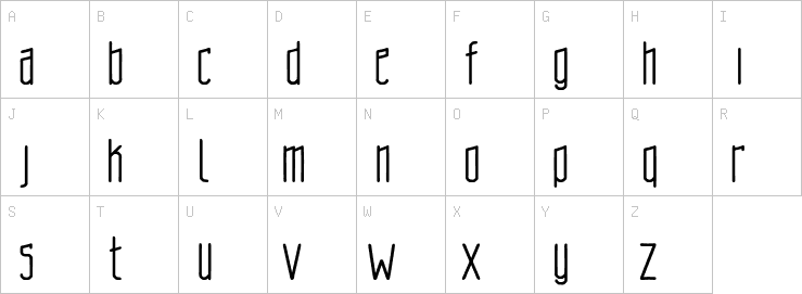 Uppercase characters